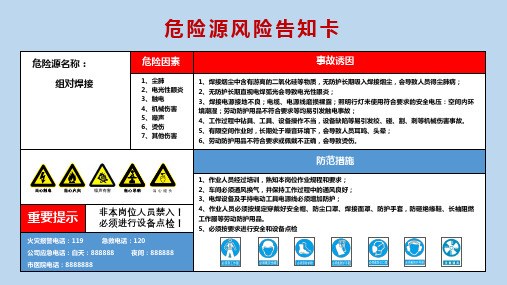 风险告知卡