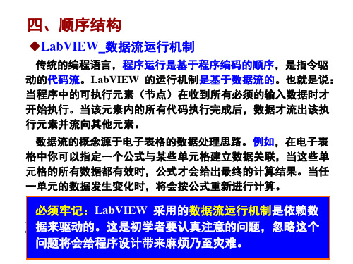 LabVIEW_顺序结构资料