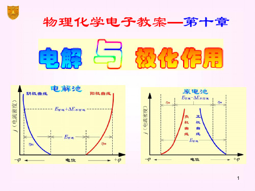 《物理化学》第五版课件及习题答案-电解与极化作用