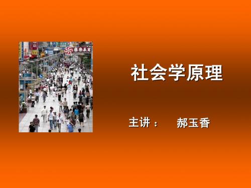 社会学第七章社会角色09版