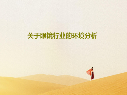 关于眼镜行业的环境分析23页PPT