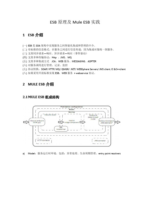 ESB及mule ESB实践