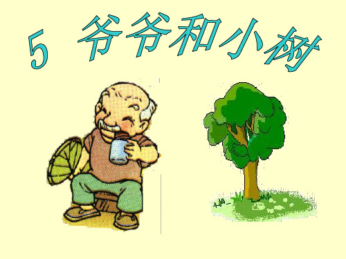 5爷爷和小树PPT课件