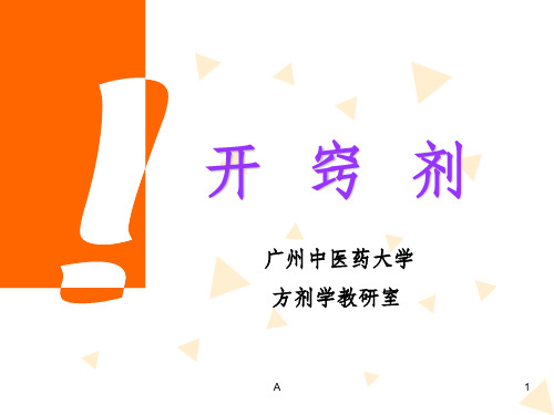 开窍剂