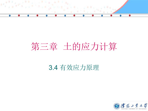第三章 土的应力计算-有效应力原理