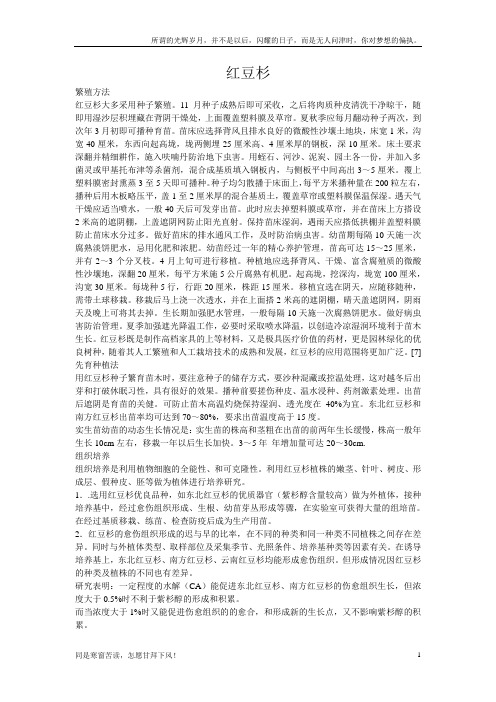 (新)红豆杉的种植与管理