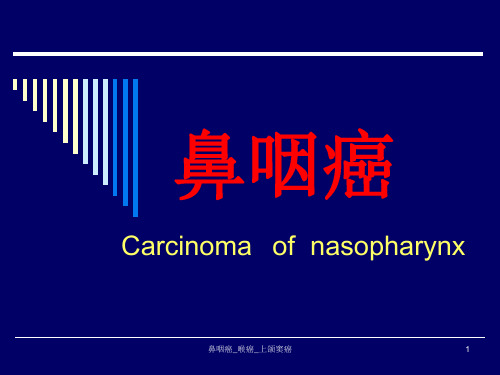 鼻咽癌_喉癌_上颌窦癌课件