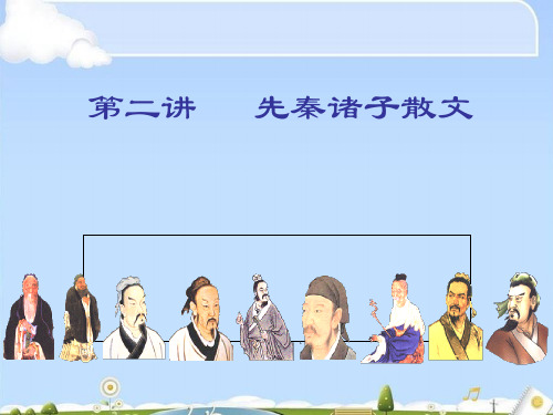 第二讲先秦诸子散文ppt 人教课标版