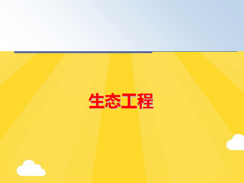 【优秀版】生态工程PPT