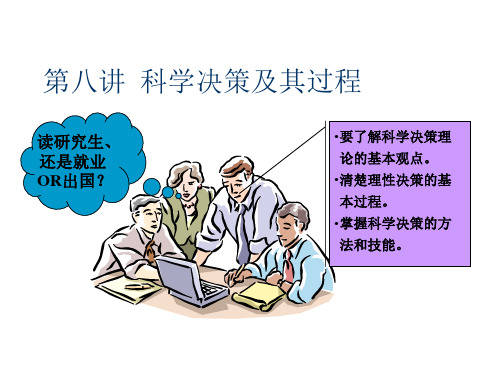 管理学PPT第八章决策解析