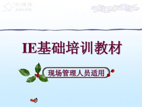 IE 基础知识