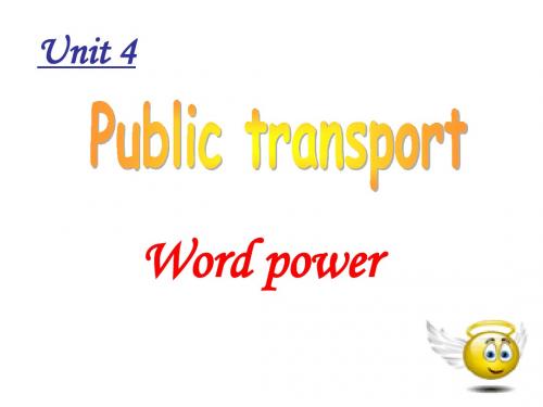 高二英语Public-transport课件2