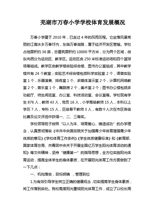 阳光体育示范校申报材料_2