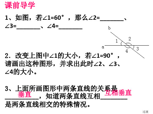 吉林省辽源市第十七中学七年级数学下册课件：512垂线性质(1)(共26张PPT)