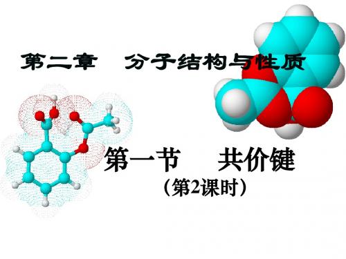 第二章 第一节 共价键2