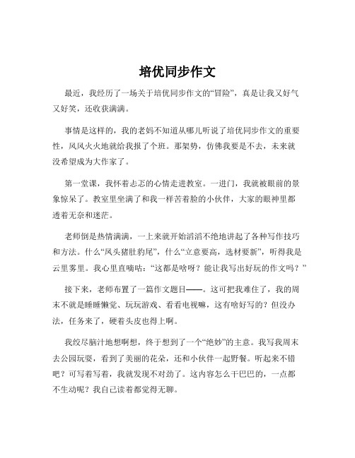 培优同步作文