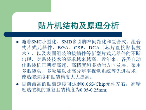 贴片机结构及原理分析ppt课件