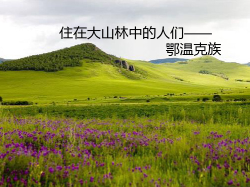 鄂温克族PPT课件