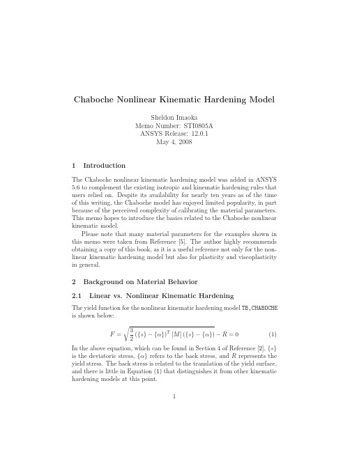 NLKH - Chaboche Model vs Voce's Model