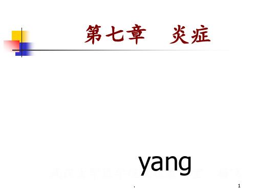 第七章--炎症PPT课件