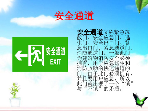 安全通道.