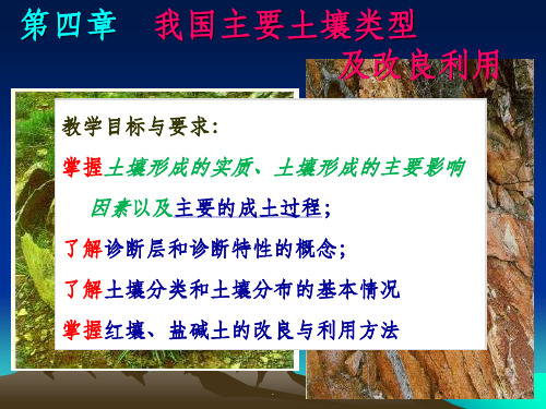 第4章 我国主要土壤类型及改良ppt课件