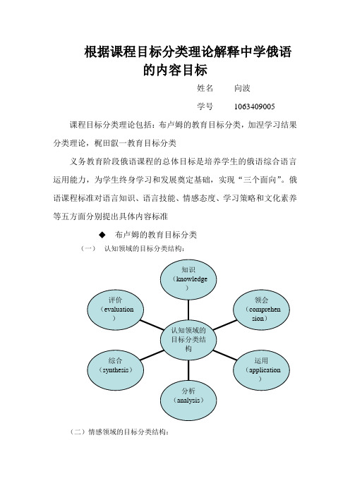 俄语课程标准