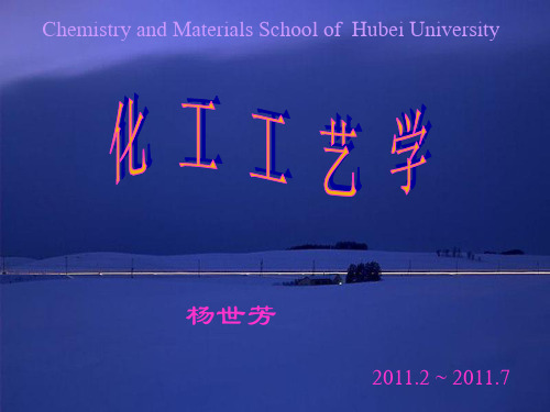 0绪论 化学工艺学 PPT课件