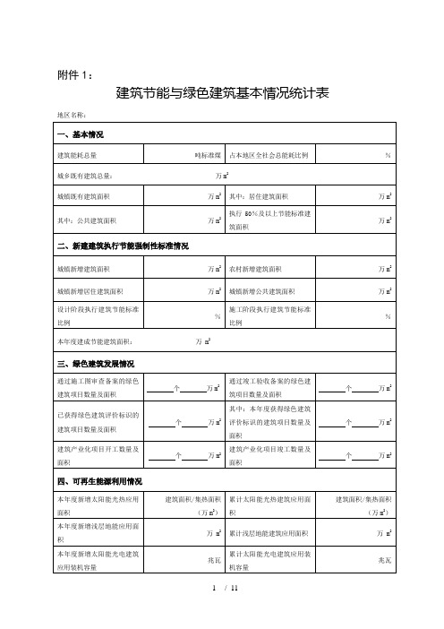 节能检查用表