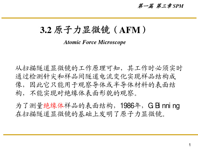 原子力显微镜(AFM)