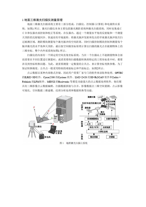 地面三维激光扫描仪测量原理