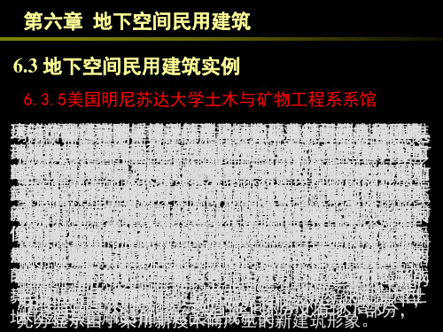 美国明尼苏达大学地下系馆