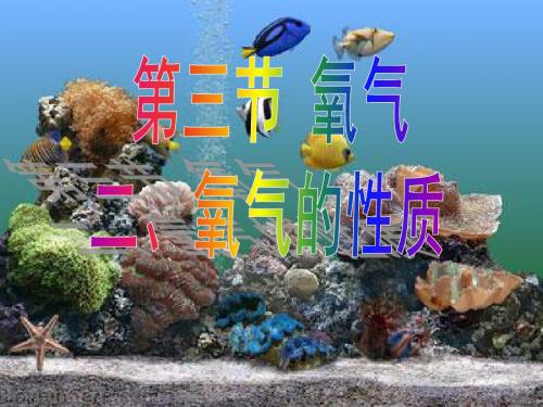 氧气的性质ppt