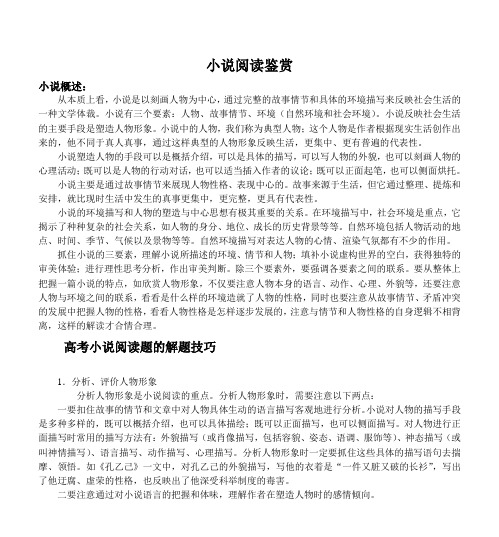 小说概述