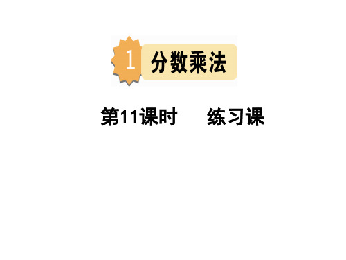 六年级上册数学课件-第一单元第十一课时练习课人教版