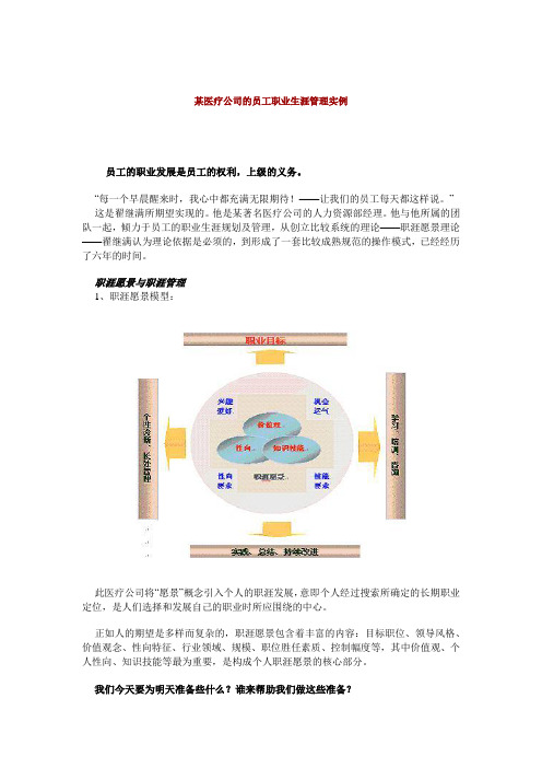 员工职业生涯管理实例