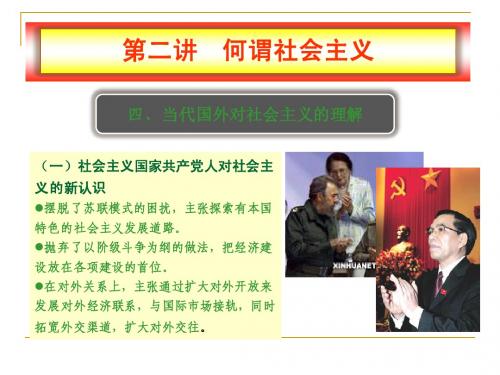 当代国外对社会主义的认识