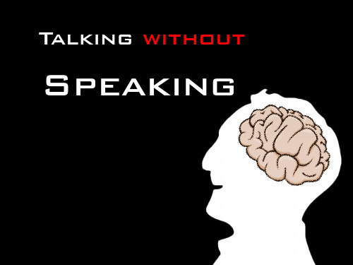 talking without speaking