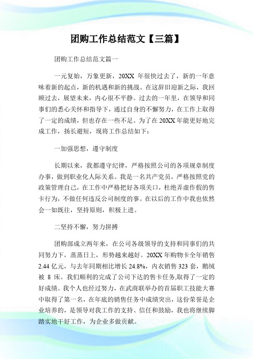 团购工作总结范文【三篇】.doc