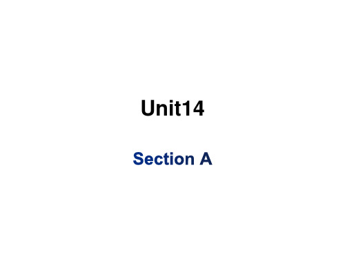 人教版英语九年级Unit14 Section A 知识点讲解