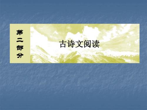 2020届高考语文总复习·课标版(课件+知识积累+专题跟踪训练) (66)