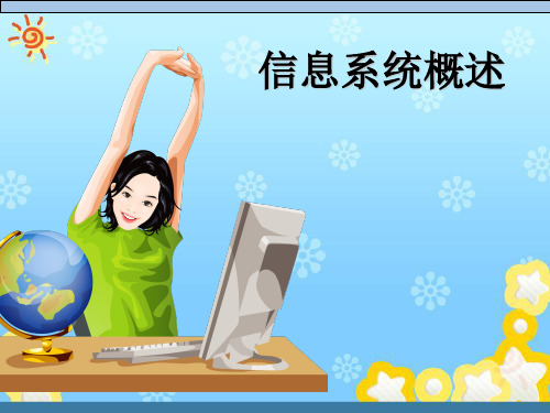 信息系统概述(最新版)