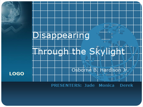 disappearing through the sky line课文解析--大学英语专业精读