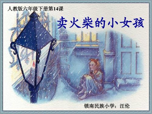 六年级(下)第14课《卖火柴的小女孩》课件