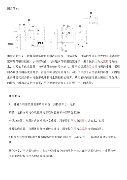 复合喷雾微量润滑冷却系统的制作方法