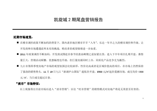 凯旋城营销报告