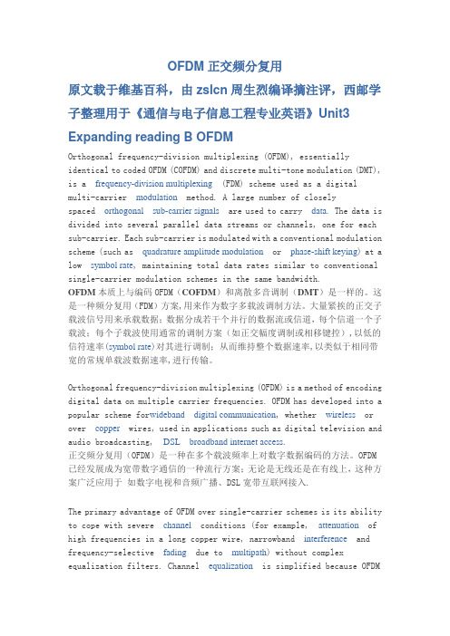 OFDM正交频分复用