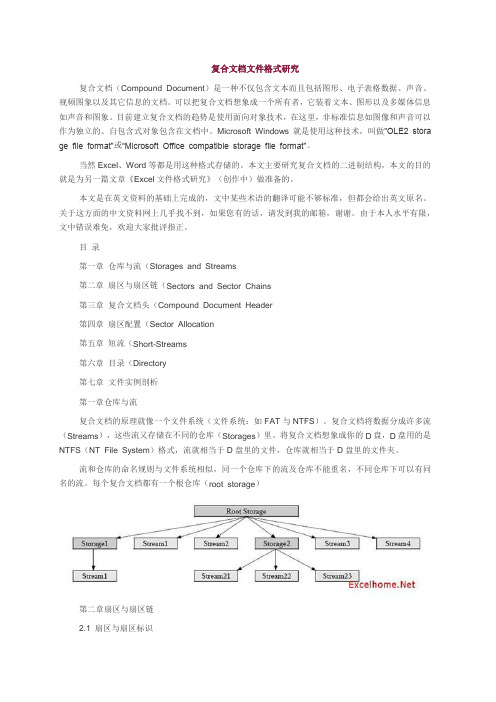 复合文档文件格式解析-修复照片,word文件必备知识
