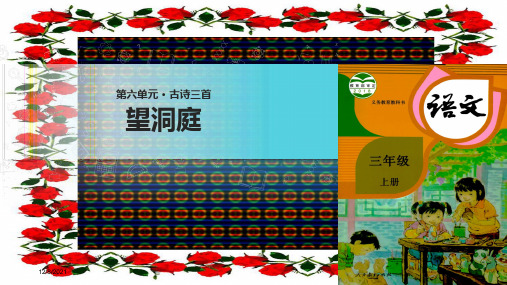 三年级语文上册 第六单元 17《古诗三首》望洞庭课件