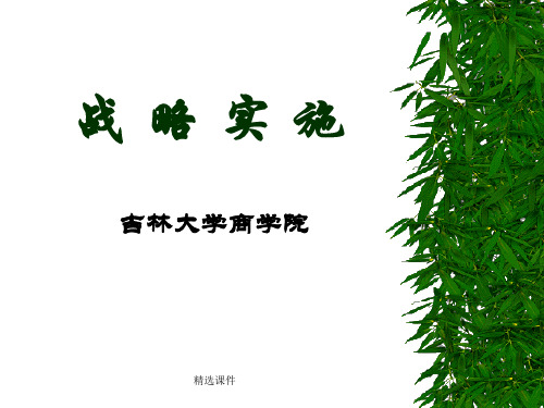 战略实施155演示课件.ppt